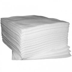 Engangshåndklæder, BIOnedbrydelige, Hvide, 40x80, 50 stk.